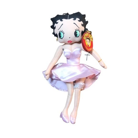 Vintage 1999 Betty Boop Pink Marilyn Monroe Plush Toy‎ - Picture 1 of 12